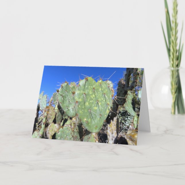 Prickly Pear-hjärtan Kort (Framsida)