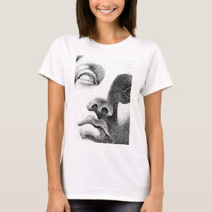 Prickmatris-konst: Klassiskt marmorgesicht -> Pric T Shirt