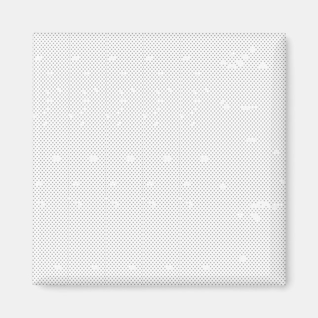 Prickmönster Minimalistiska Gråa Prickar Modern Te Magnet (Framsidan)