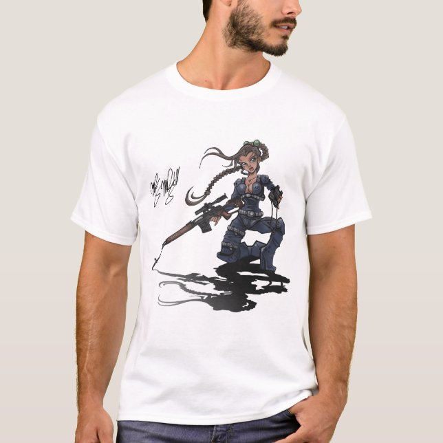 prickskytt en tee shirt (Framsida)