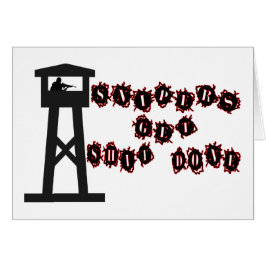 Prickskyttar får det gjort hälsningskort