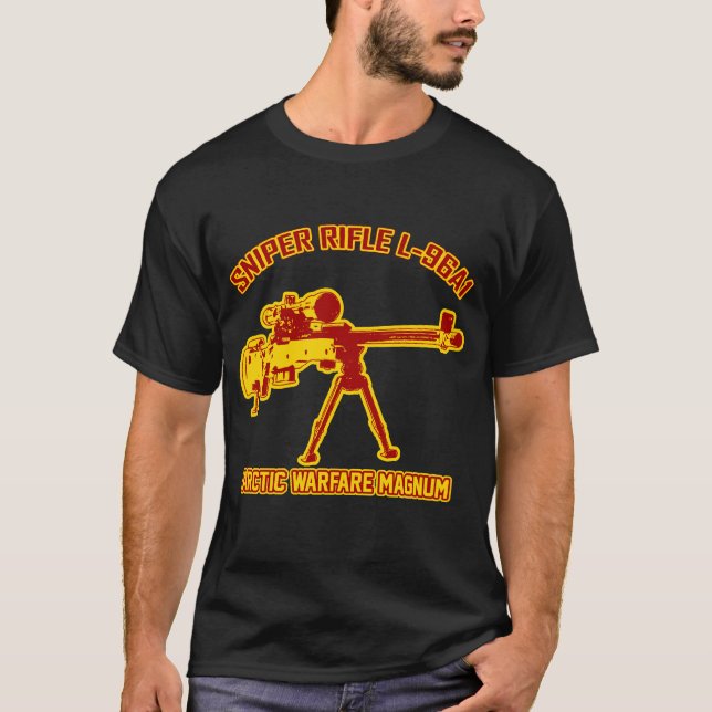 Prickskyttgevär L-96A1 T-shirt (Framsida)