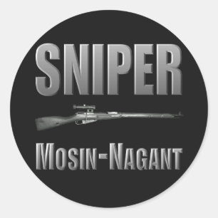 PrickskyttMosin-Nagant klistermärke