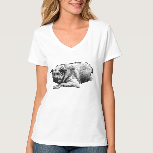 Prickstilla vila, skön silhuett t shirt (Framsida)