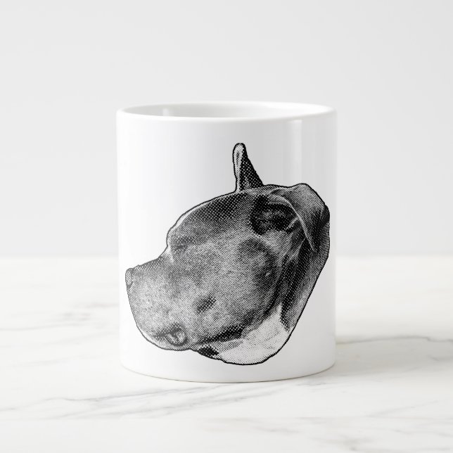 prickstyrka pitbull jumbo mugg (Framsidan)