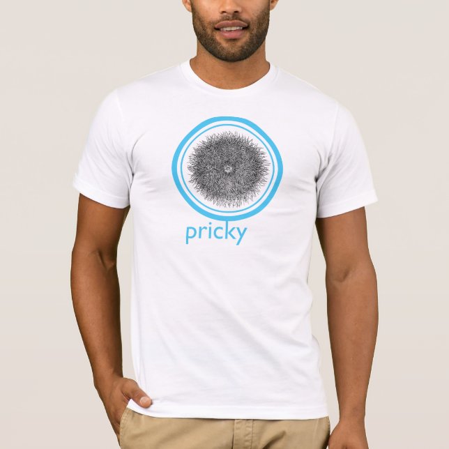 Pricky gatubarnt-skjorta tee shirt (Framsida)