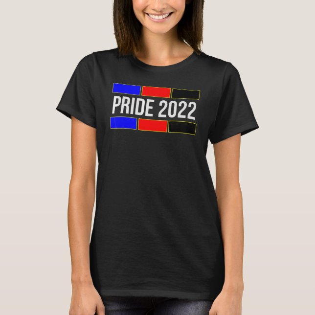 Pride 2022 LGBT Poly-Pridet mars LGBtq T Shirt (Framsida)
