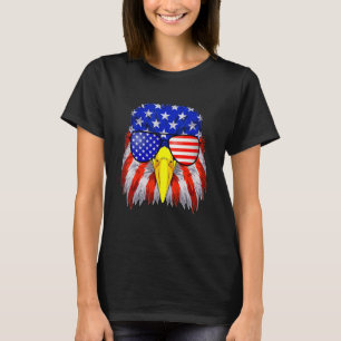 Pride 4 juli: Patriotic Eagle USA Retro Americ T Shirt