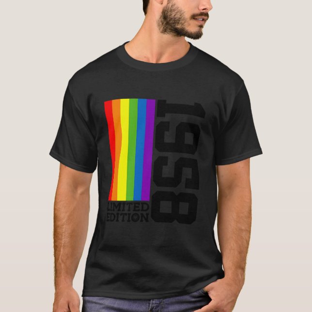 Pride 65:e Hbtq 1958 Queer T Shirt (Framsida)