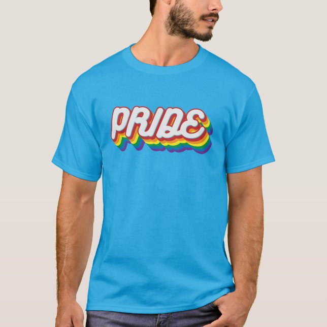 Pride| 70 Stil T Shirt (Framsida)