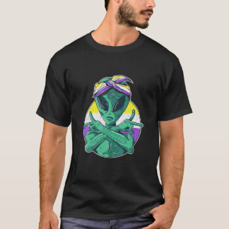 Pride Alien LGBTQ Enby Non-Binary T Shirt
