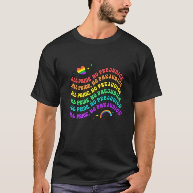 Pride allt Pride påverkar inte återförsök T Shirt (Framsida)