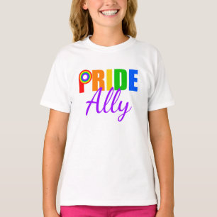 Pride Ally Gay Rak Alliance Rainbow LGBT Kids T Shirt