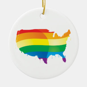PRIDE AMERIKA JULGRANSPRYDNAD KERAMIK