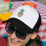 Pride Ananas Rainbow Flagga Sunglass Keps<br><div class="desc">Bära pridet med den här fantastisk-hatten med en bild av den tropiska ananas som bär ett par hjärtformade solglasögon i pridets linser av regnbåge.</div>