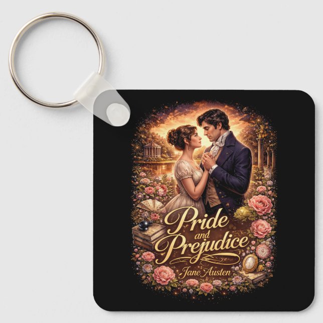 Pride and Prejudice Nyckelring (Framsida)