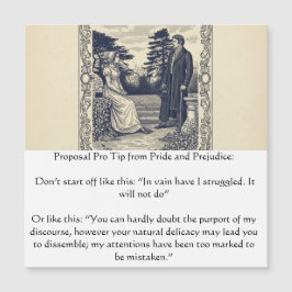 Pride and Prejudice Proposal Pro Tip
