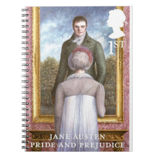 Pride and Prejudice stamp design Anteckningsbok