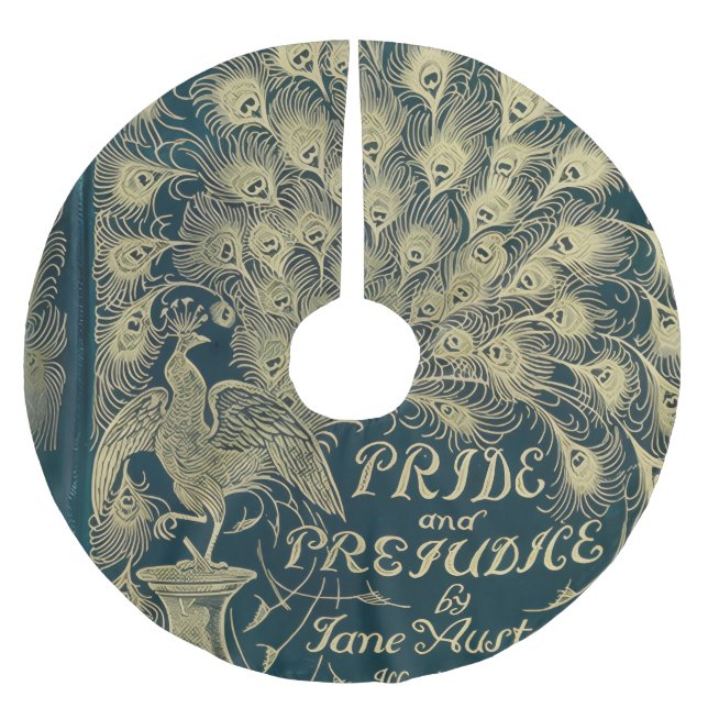Pride and Prejudice Tree Skirt Julgransmatta Borstad Polyester (Framsidan)