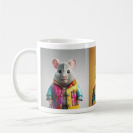 Pride Animals: Chinchilla, Bunny, Penguin Kaffemugg