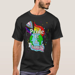 Pride är en protesterande hbt-Firande T Shirt