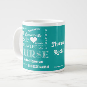 Pride-Attribut/turkos Jumbo Mugg