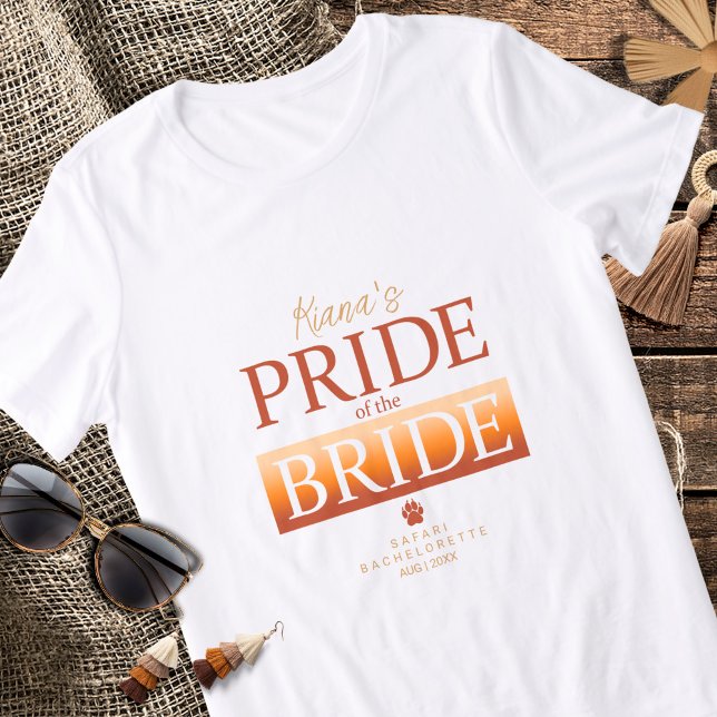 Pride av Bride Safari Bachelorette ID1158 T Shirt (Skapare uppladdad)