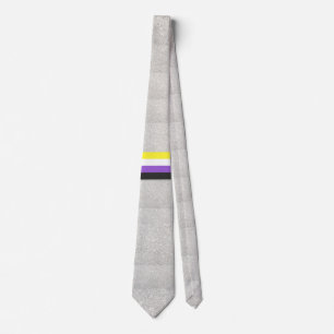 Pride av icke-binärt regnbåge (HBT) Slips