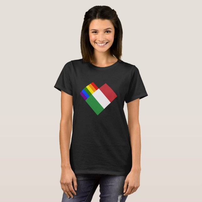 Pride av Italien Tee (Hel framsida)