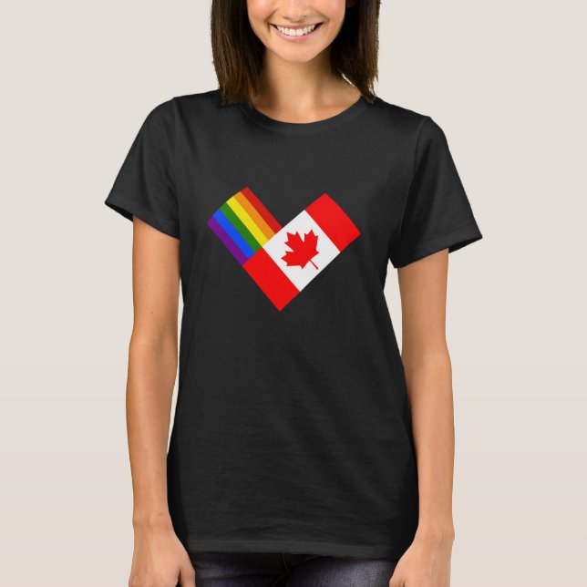 Pride av Kanada Tee Shirt (Framsida)