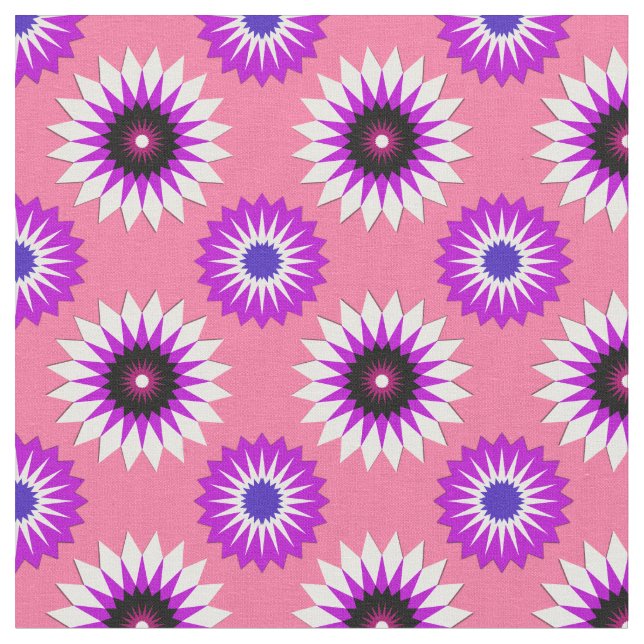 Pride av könstillhörighet färg/rosa blomma mönster tyg (Närbild)