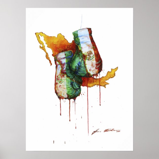 Pride av mexikansk boxning poster (Framsidan)