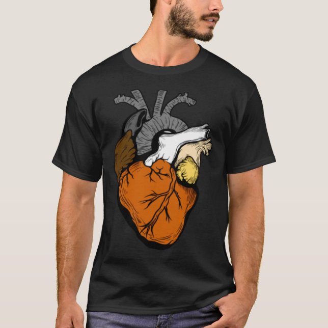 Pride av örlogsbälte Heart HGBT Retro T Shirt (Framsida)