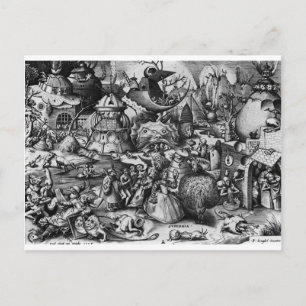 Pride av Pieter Bruegel den äldre Vykort