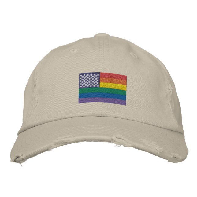 Pride Baseball Cap Broderad Keps (Framsida)