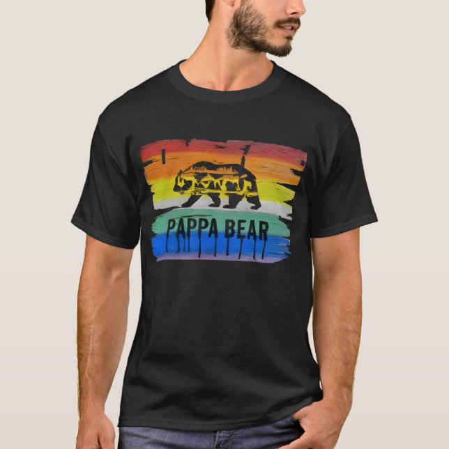 Pride Bear Bear Bear T Shirt (Framsida)