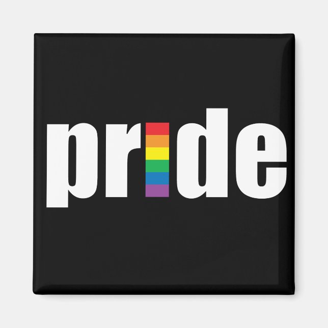 Pride Black Magnet (Framsidan)