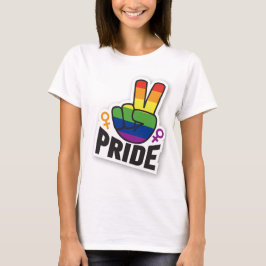 Pride Blomkvinnor i fred T Shirt