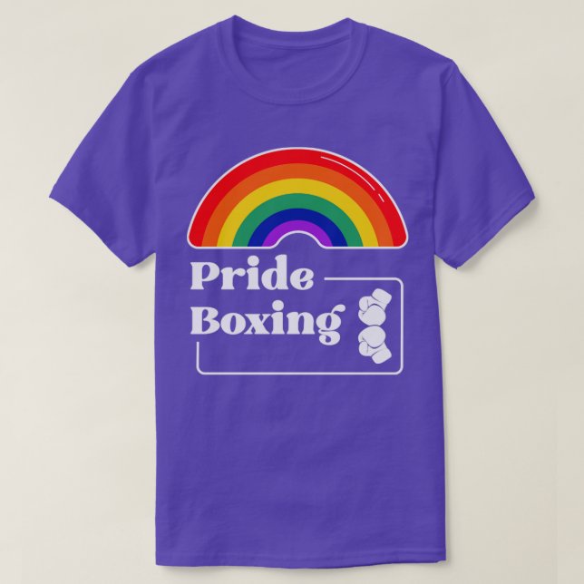 Pride Boxing LGBTQIA Gay T Shirt (Design framsida)