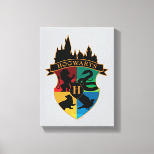 PRIDE-bricka för HOGWARTS™ Castle Vapensköld House Canvastryck
