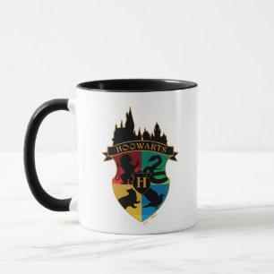 PRIDE-bricka för HOGWARTS™ Castle Vapensköld House Mugg