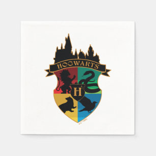 PRIDE-bricka för HOGWARTS™ Castle Vapensköld House Pappersservett