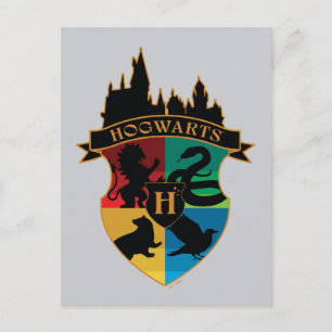 PRIDE-bricka för HOGWARTS™ Castle Vapensköld House Vykort