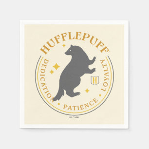 PRIDE-bricka för HUFFLEPUFF™ Badger House Pappersservett