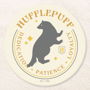 PRIDE-bricka för HUFFLEPUFF™ Badger House Underlägg Papper Rund