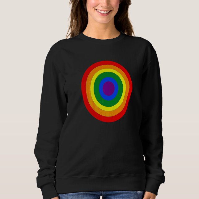 Pride Bullseye brittisk rosett Dart Board Bulls ög T Shirt (Framsida)