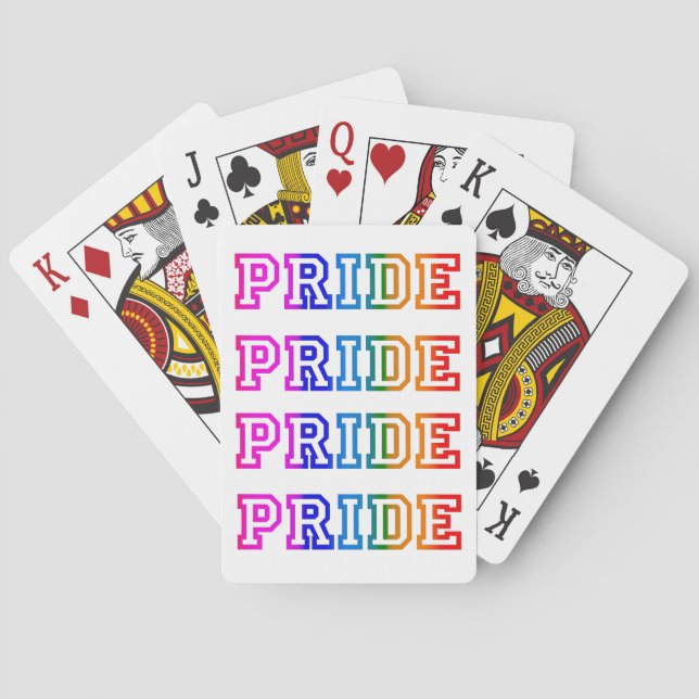 PRIDE College-teckensnitt Casinokort (Baksidan)