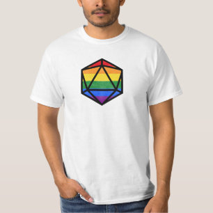 Pride D20 för HBT TQ+ T Shirt