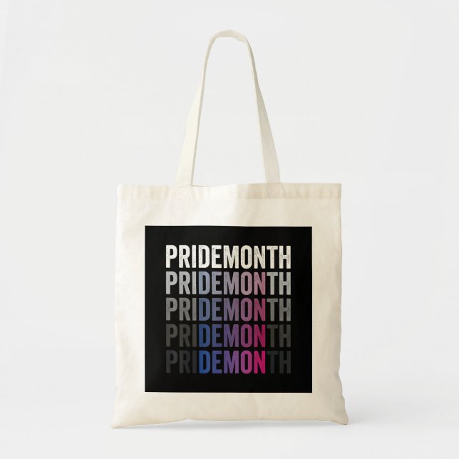 Pride Demon Bisexual Bi Pride Month LGBTQ Gay Lesb Tygkasse (Framsidan)