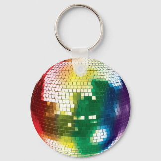 pride disco boll nyckelring